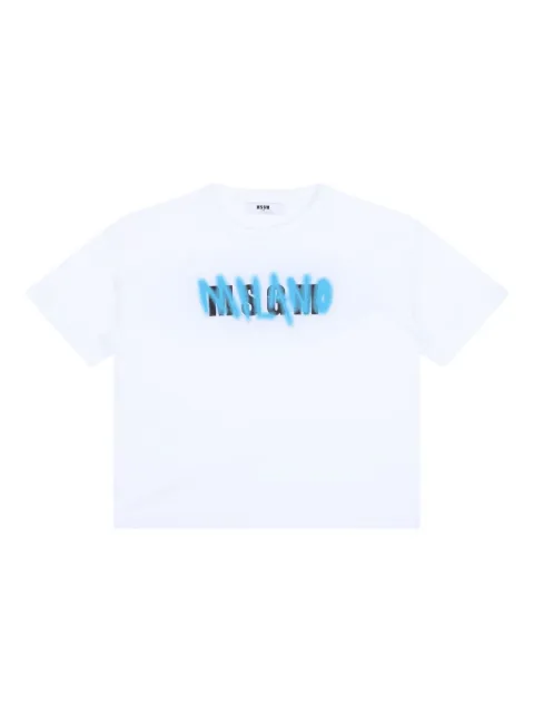 MSGM Kids logo-print T-shirt