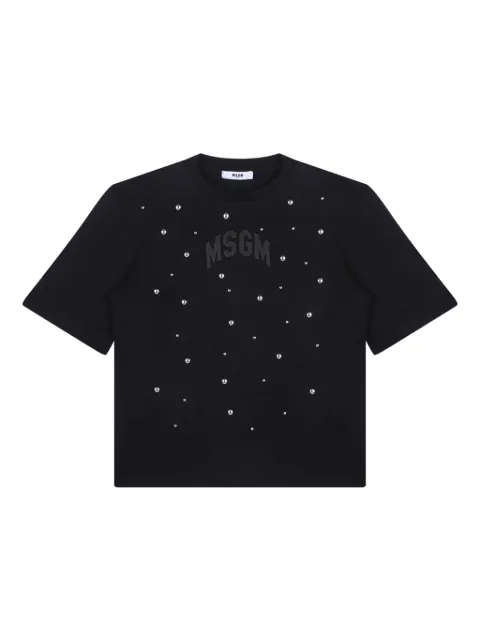 MSGM Kids playera de algodón