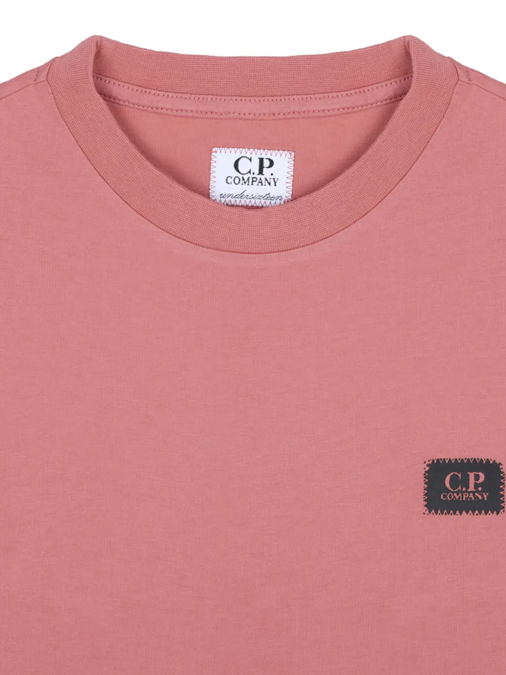 C.P. Company Kids T-shirt met logoprint Oranje