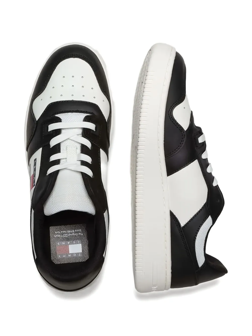 Tommy Hilfiger leather sneakers Black