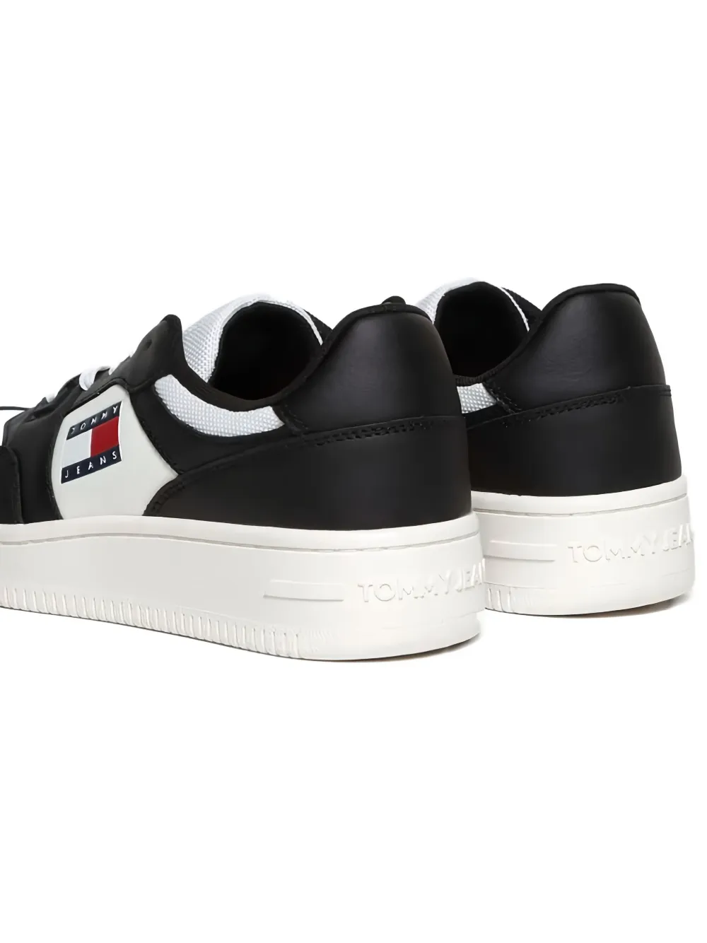 Tommy Hilfiger leather sneakers Black
