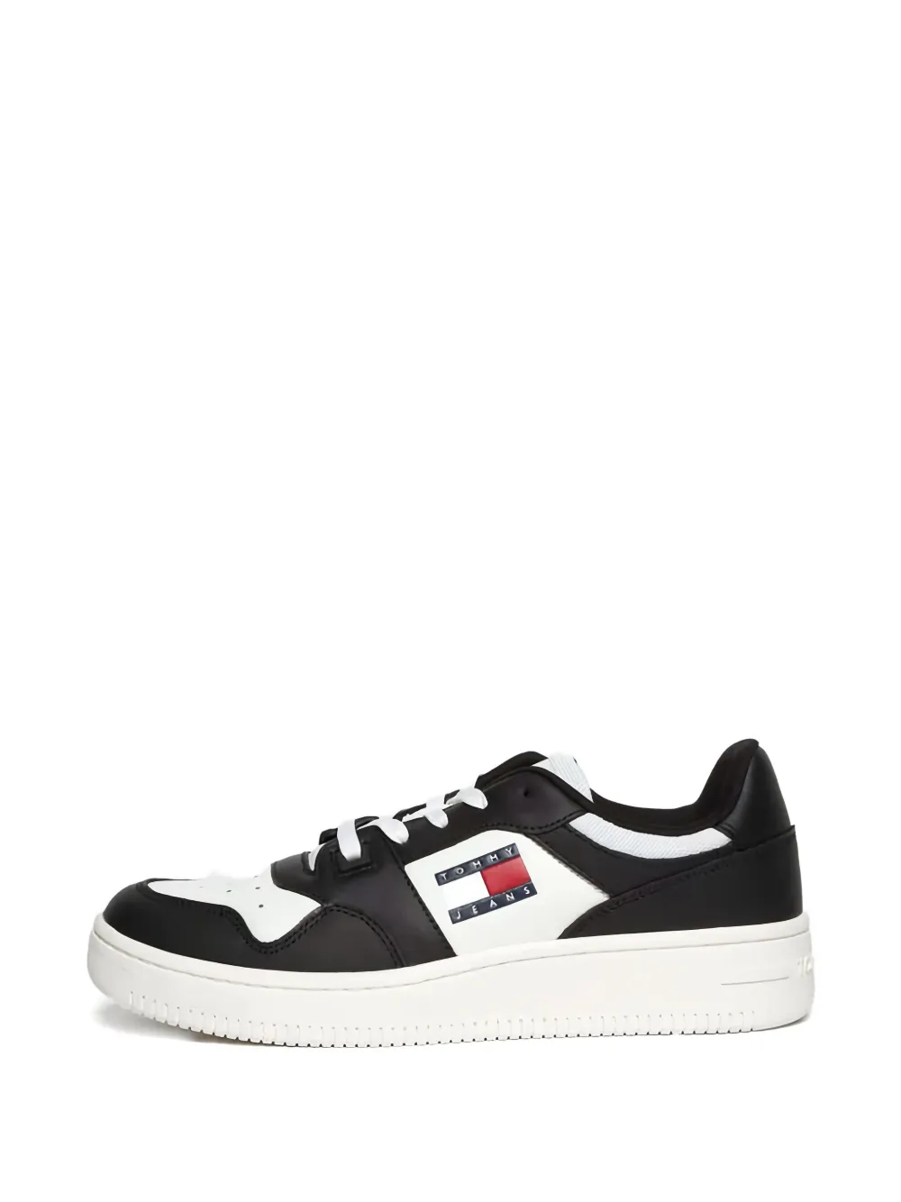Tommy Hilfiger leather sneakers Black