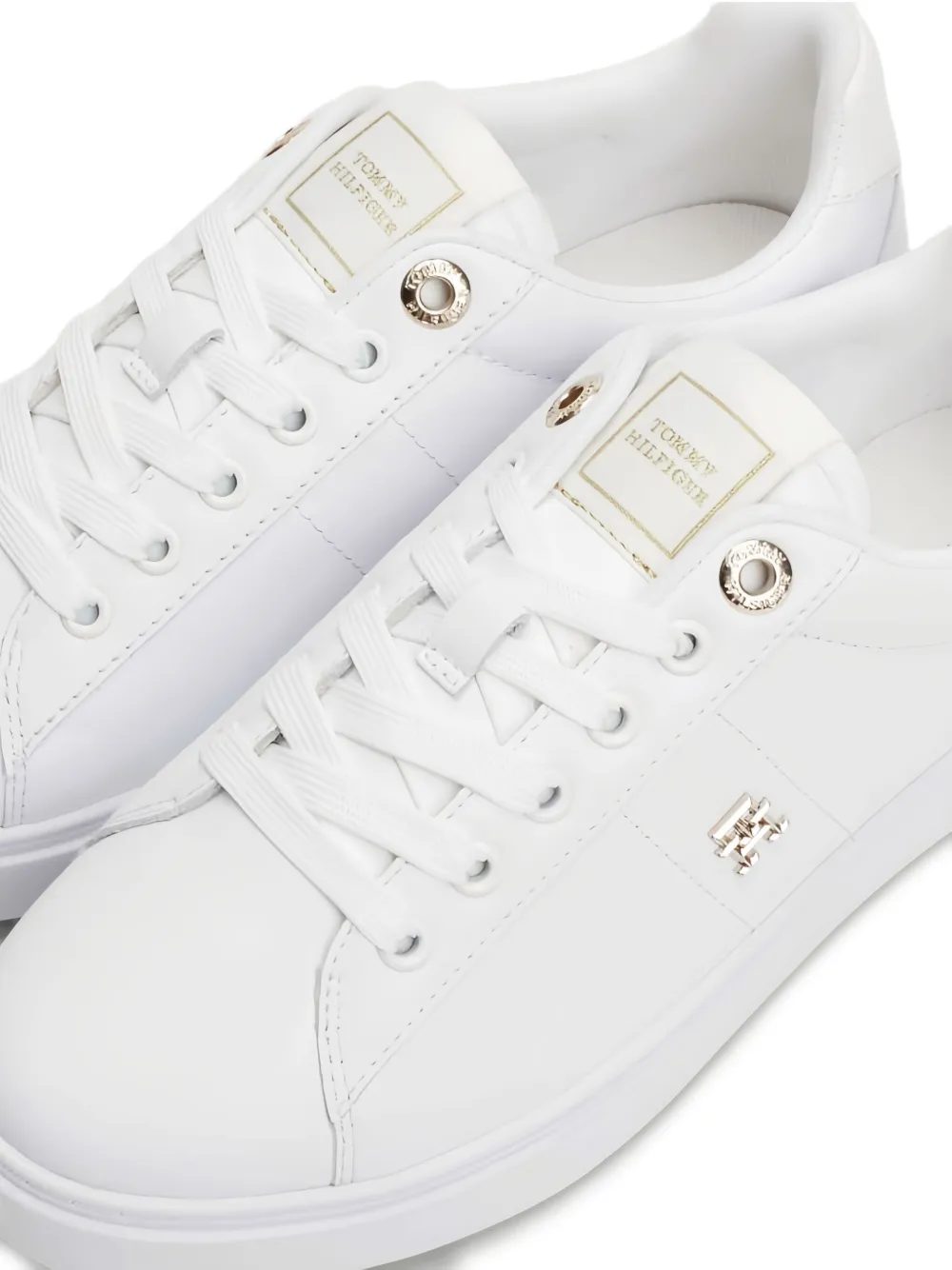 Tommy Hilfiger leather sneakers White