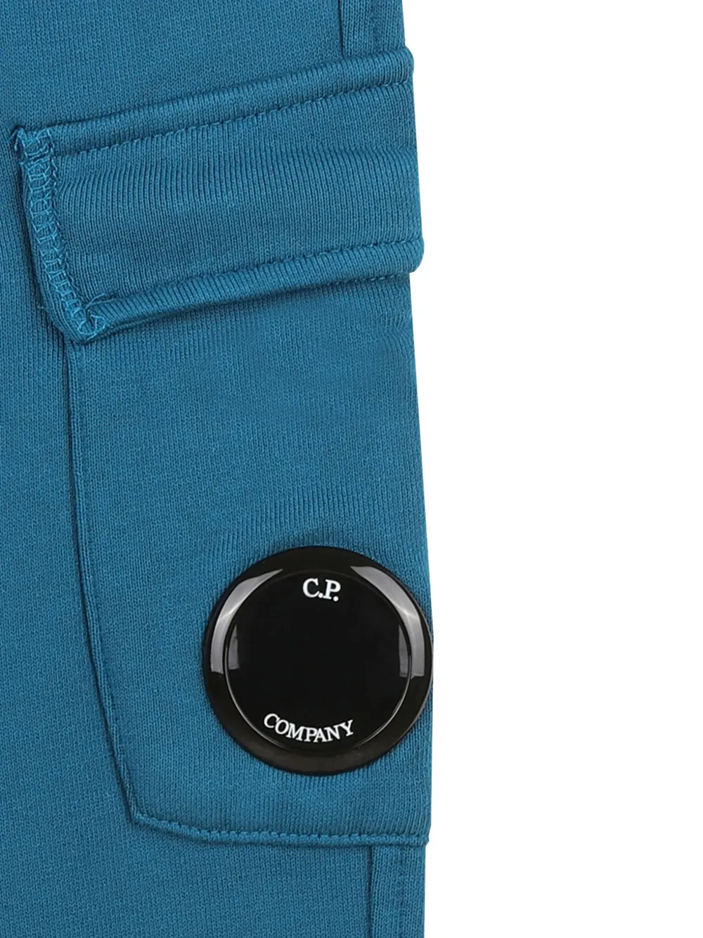 C.P. Company Kids Joggingbroek met Lens-detail Blauw
