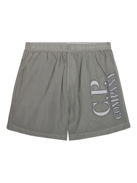 C.P. Company Kids Badeshorts mit Logo-Stickerei