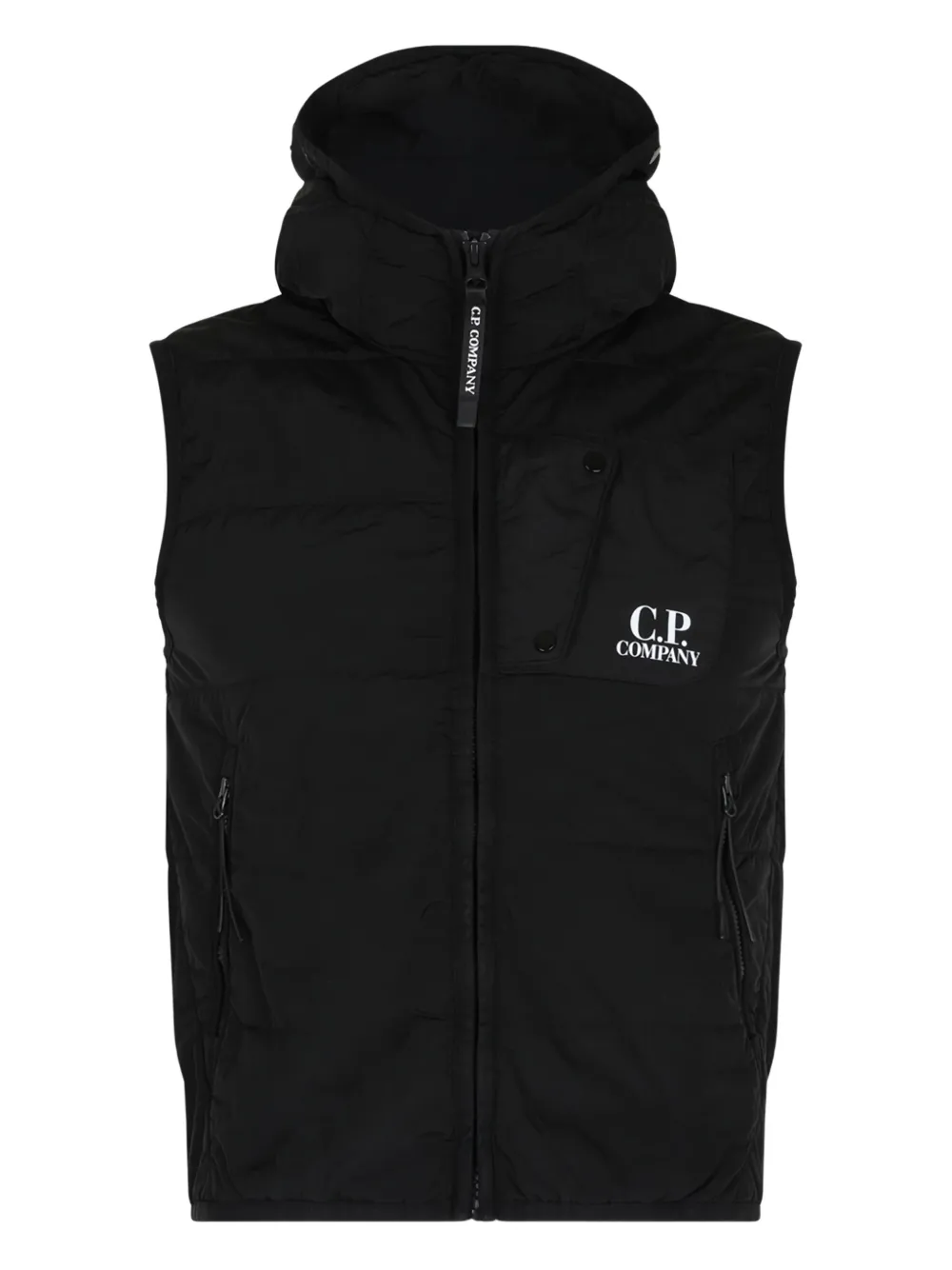 C.P. Company Kids Bodywarmer met Goggles-detail Zwart