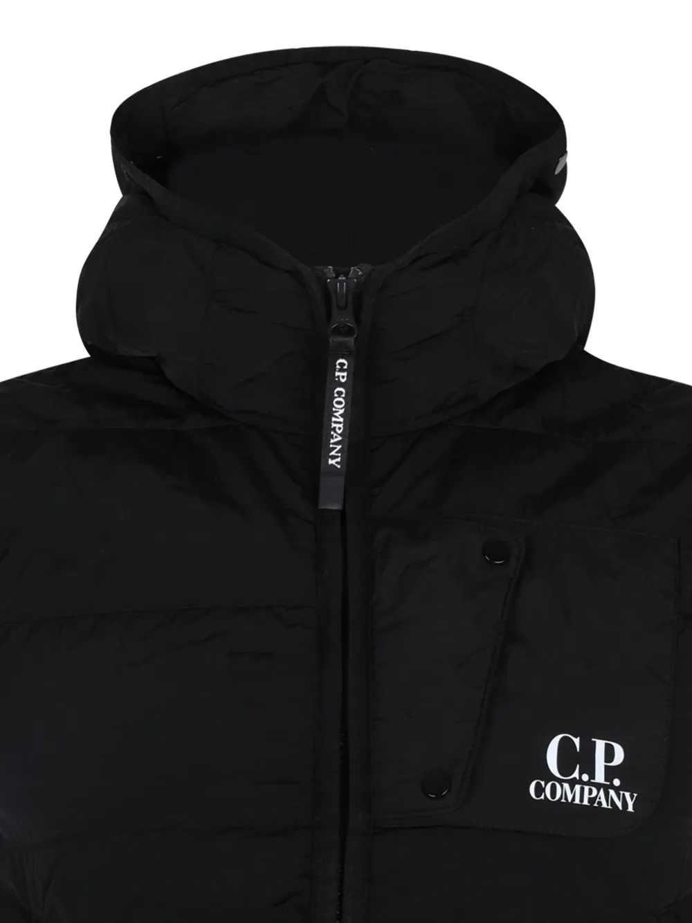 C.P. Company Kids Bodywarmer met Goggles-detail Zwart