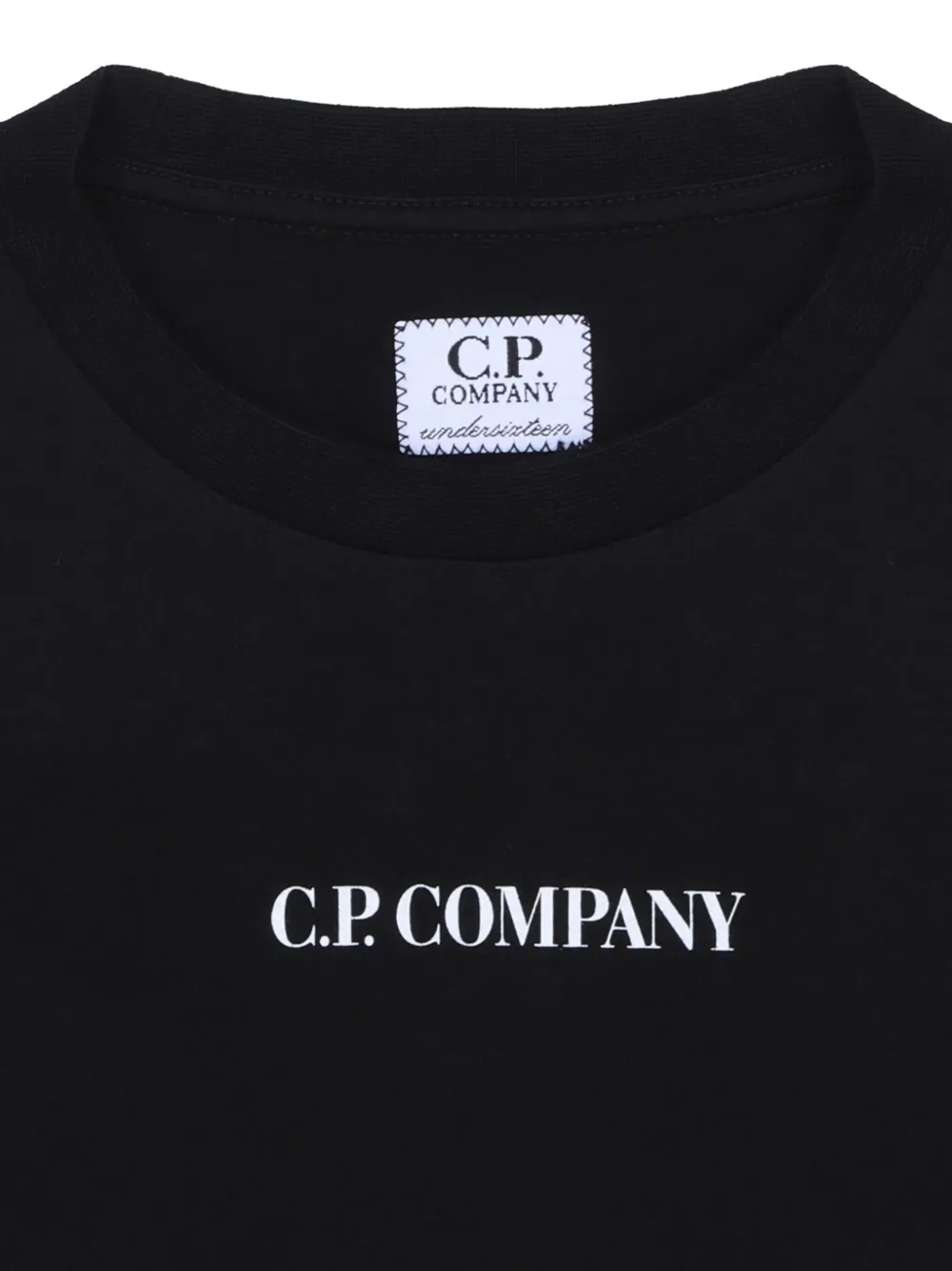 C.P. Company Kids T-shirt met logoprint Zwart