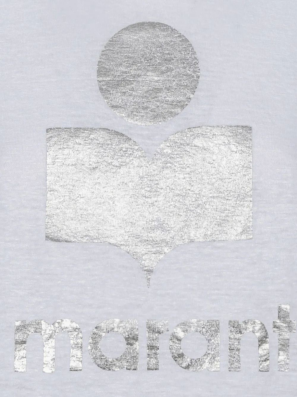Isabel Marant Étoile Logo-print Linen T-shirt In White