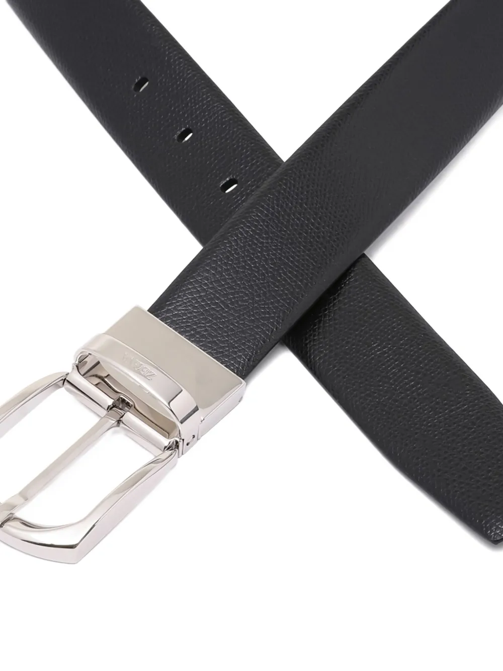 Zegna Leren riem - Zwart