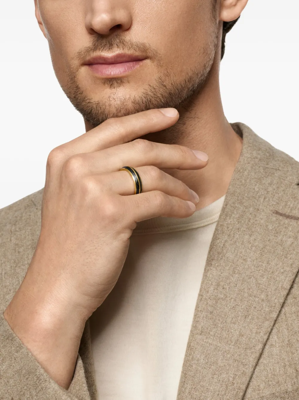 David Yurman anillo Knife Edge en oro amarillo de 18kt | Image 2