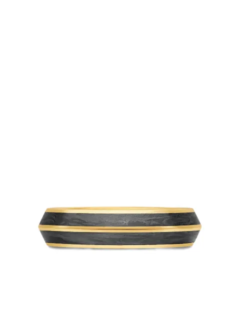 David Yurman 18K yellow gold Knife Edge ring