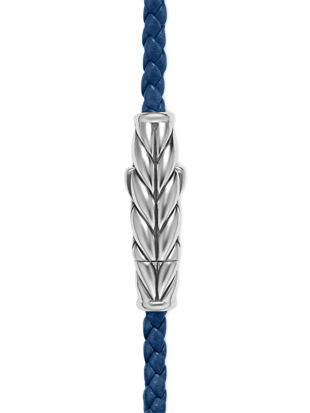 David Yurman Sterling Silver Chevron Triple Bracelet In Silver