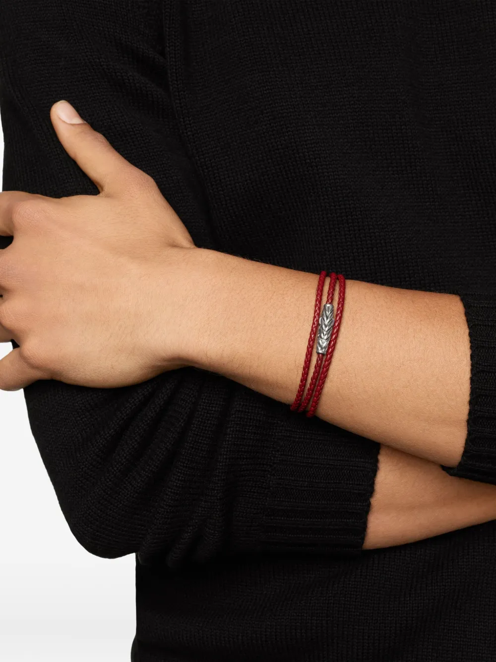 David Yurman pulsera Chevron Triple en plata de ley | Image 2