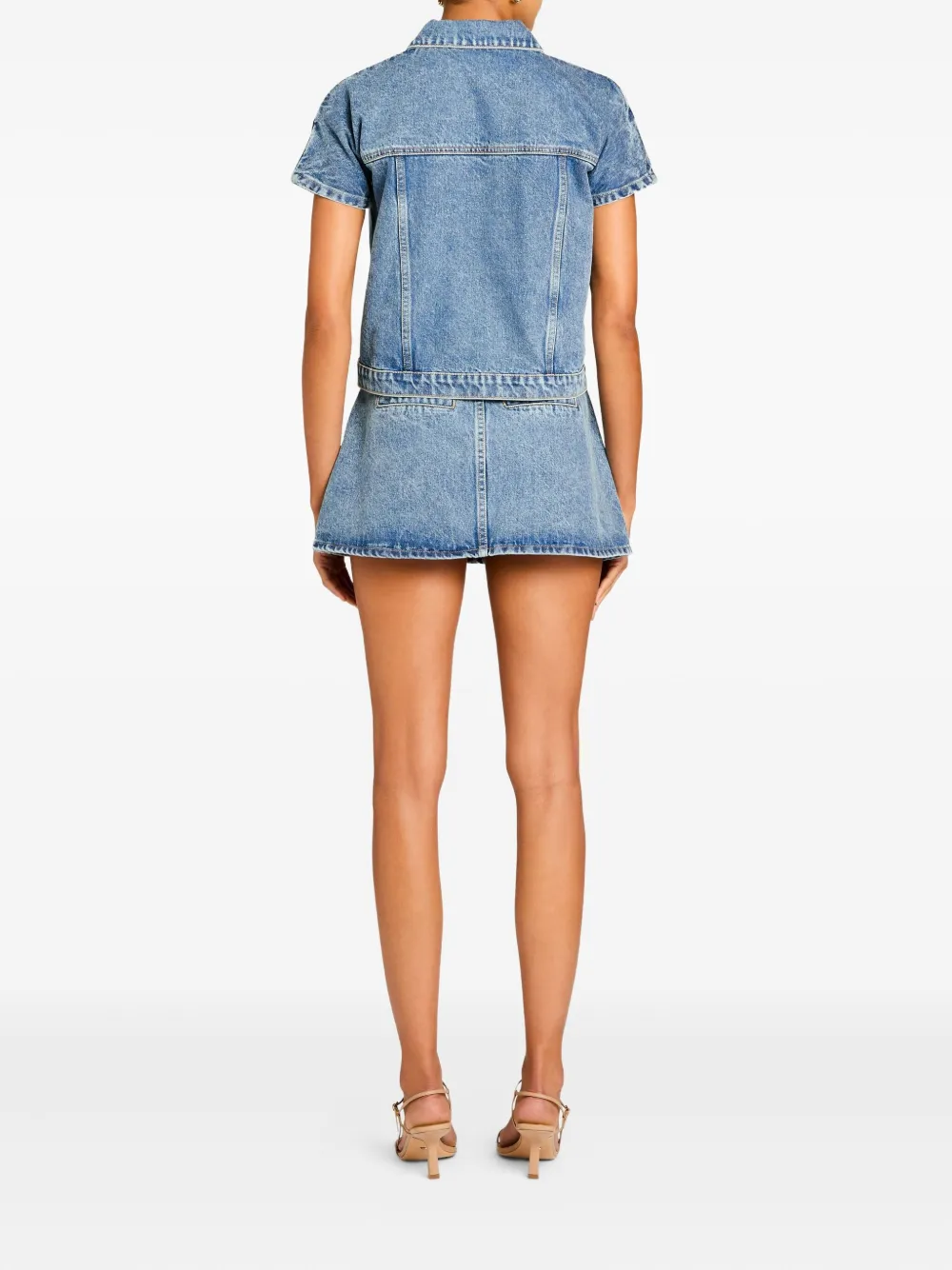 Ser.o.ya Magda Cap Sleeve Jacket In Blue