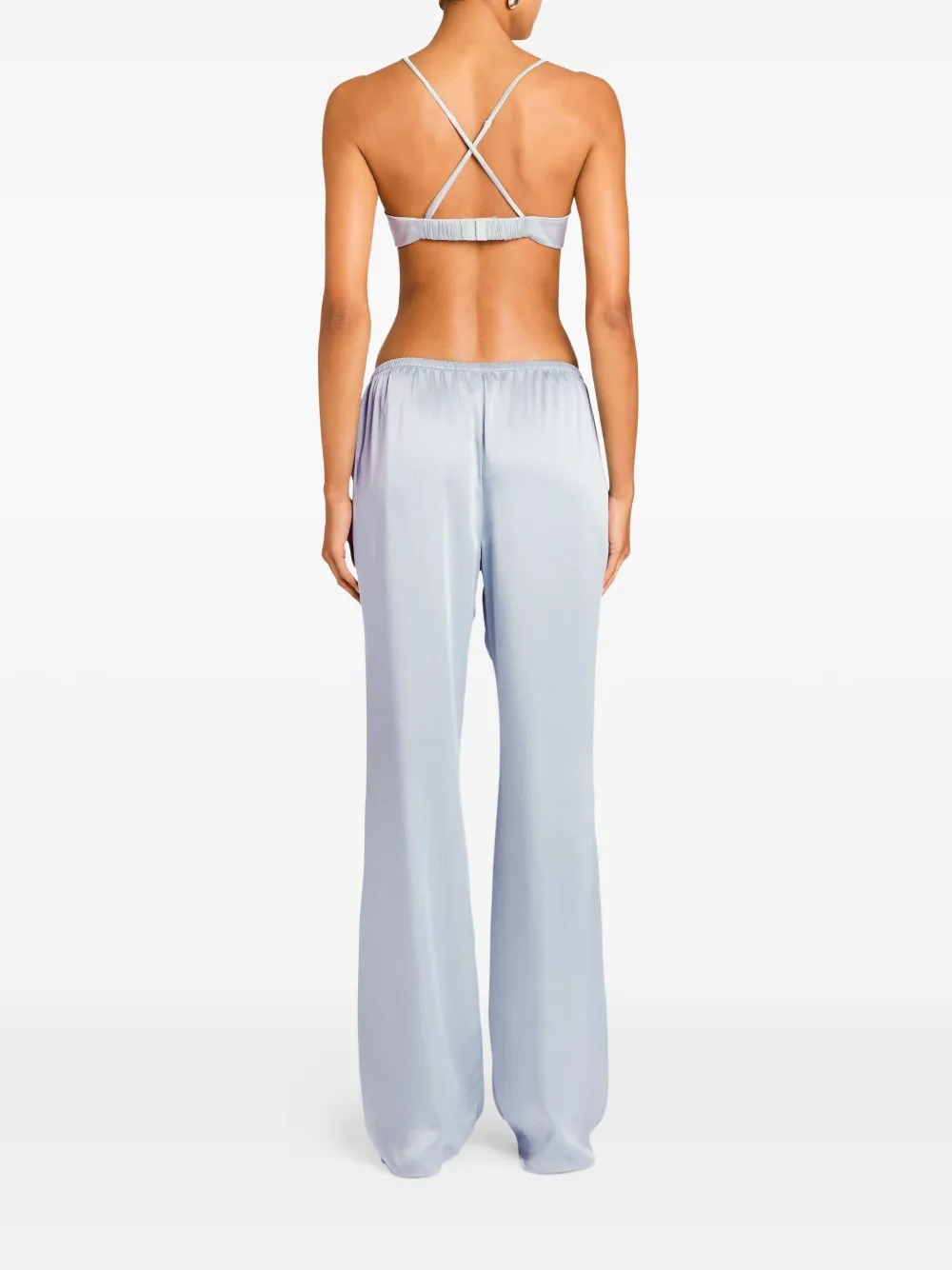 Ser.o.ya Courtney Silk Bra In Blue