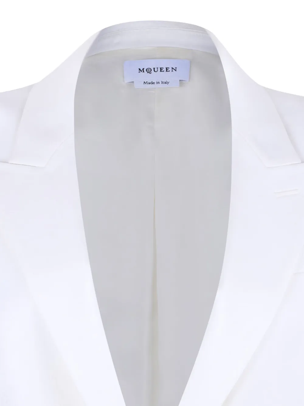 Alexander Mcqueen Single-breasted Wool Gabardine Jacket
