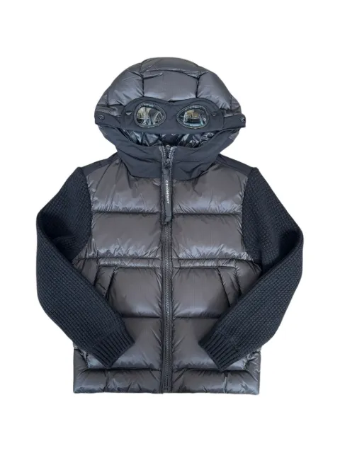 C.P. Company Kids goggle-detail zip-up hooded jacket