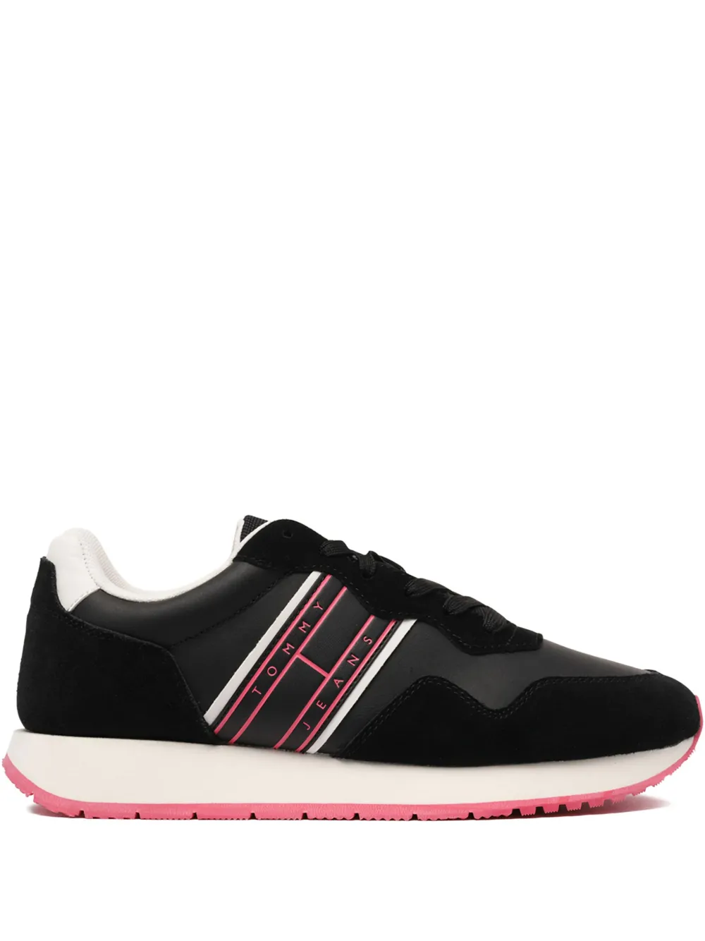 Tommy Jeans suede sneakers Black