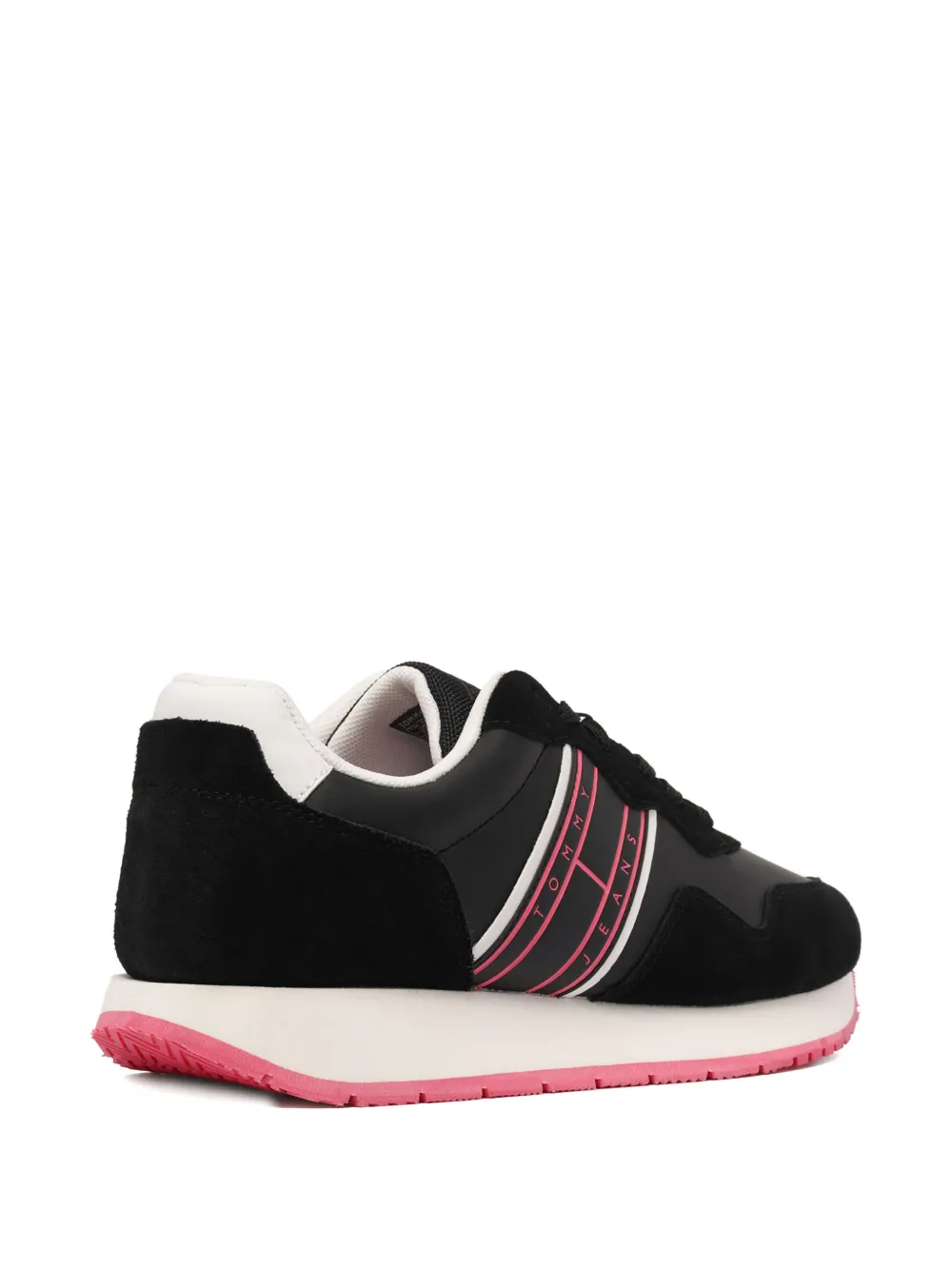 Tommy Jeans suede sneakers Black