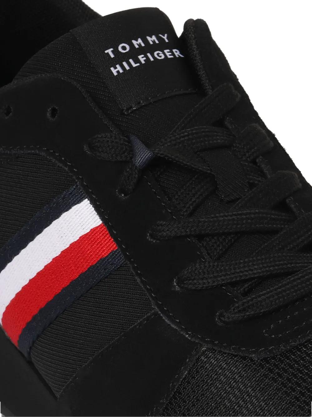 Tommy Hilfiger logo sneakers Black