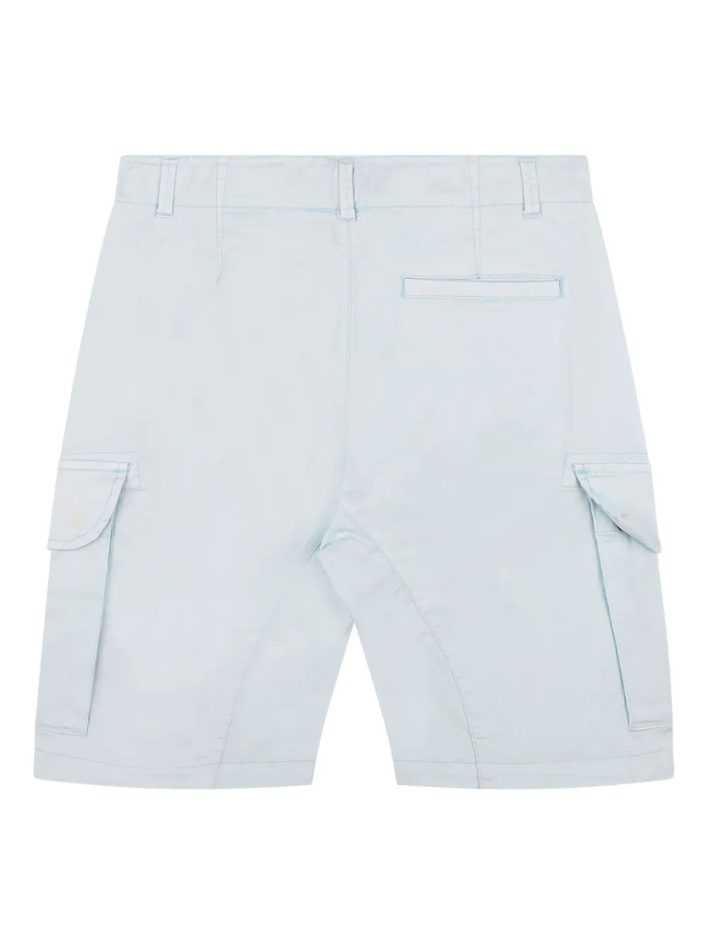 C.P. Company Kids Shorts met lens detail Blauw