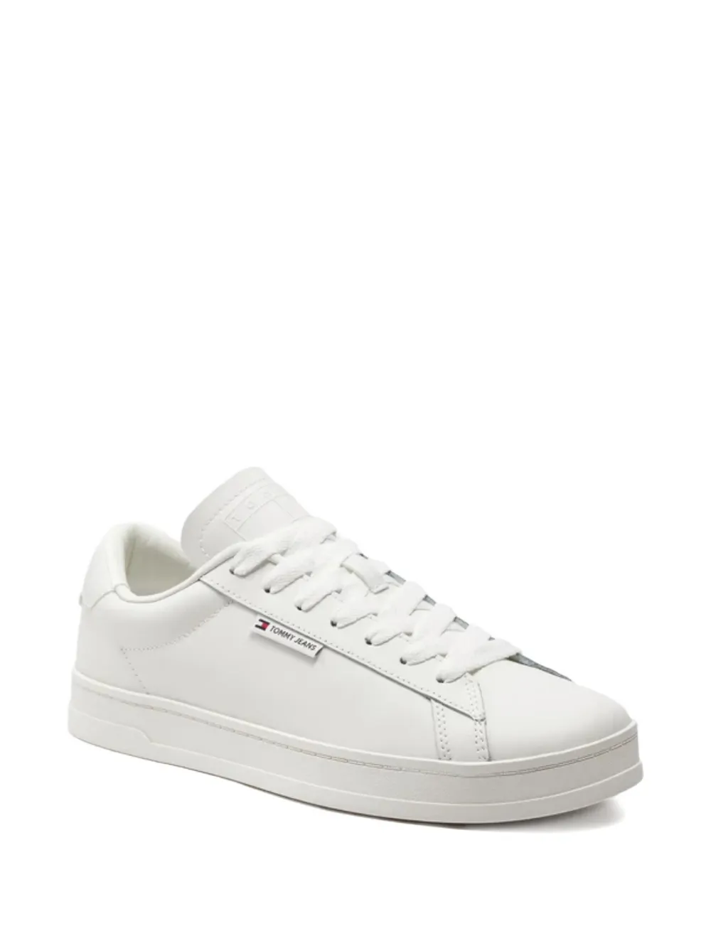 Tommy Jeans leather sneakers Black