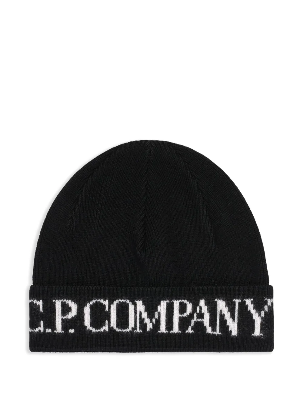 C.P. Company Kids ロゴ ビーニー - ブラック C.P. Company Kids ロゴ ビーニー - ブラック