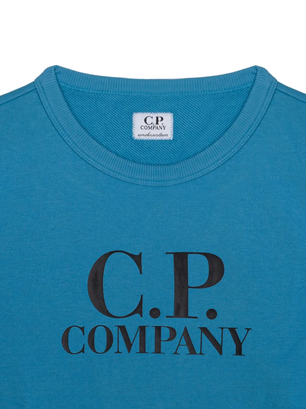 C.P. Company Kids Sweater met logoprint Blauw