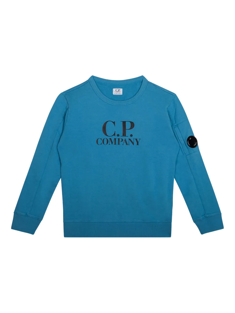 C.P. Company Kids ロゴ スウェットシャツ - ブルー C.P. Company Kids ロゴ スウェットシャツ - ブルー