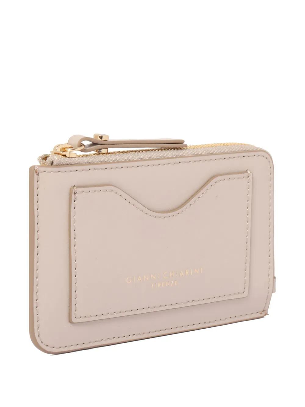 GIANNI CHIARINI Leren portemonnee Beige