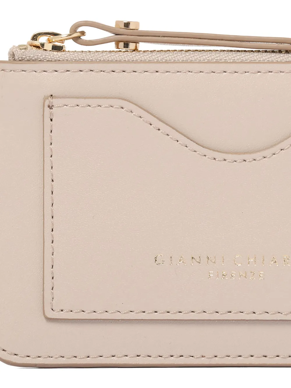 GIANNI CHIARINI Leren portemonnee Beige