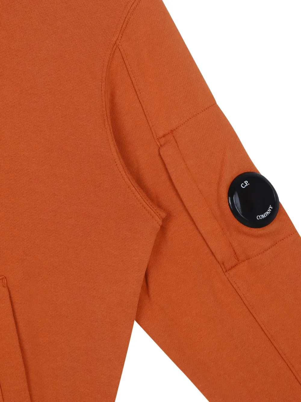 C.P. Company Kids Hoodie met lensdetail Oranje