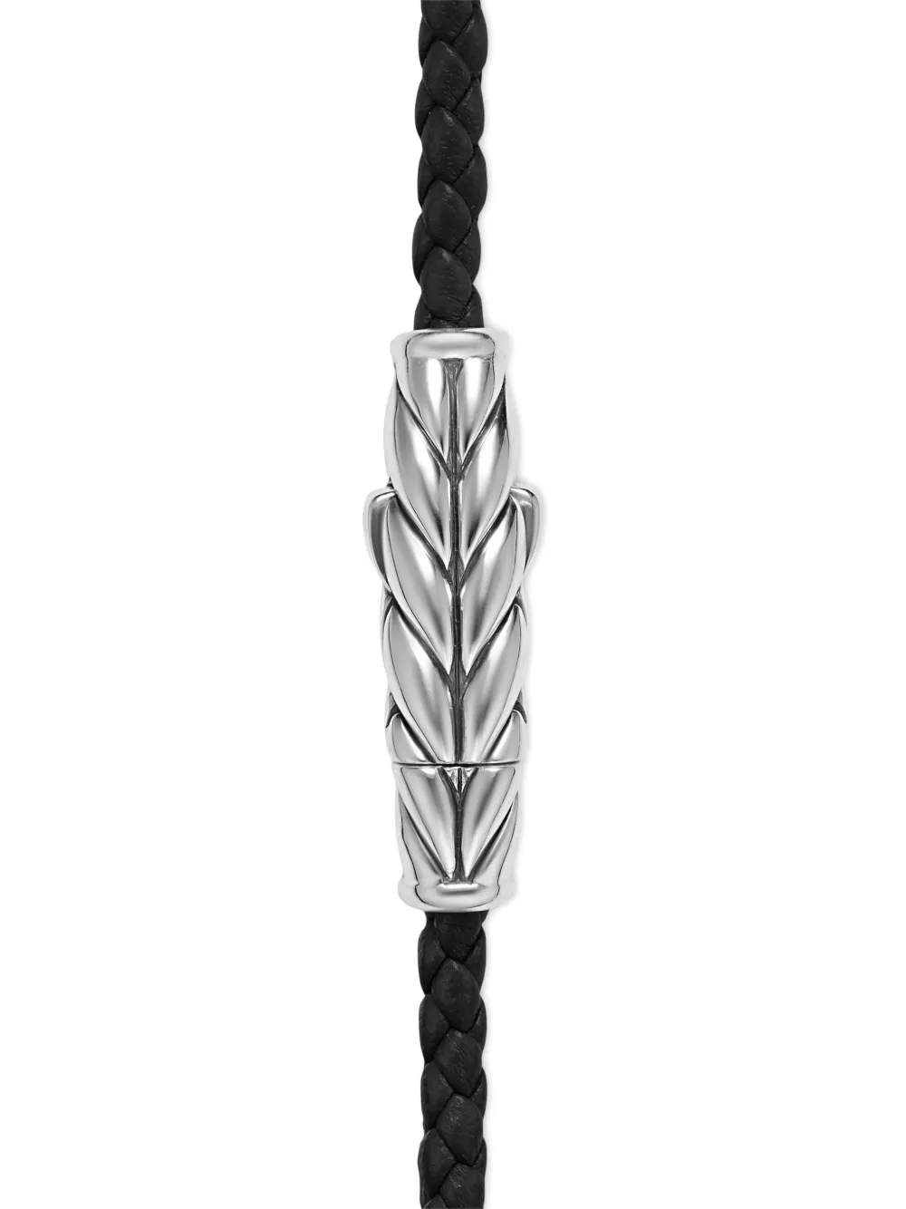David Yurman Sterling Silver Chevron Triple Bracelet In Silber
