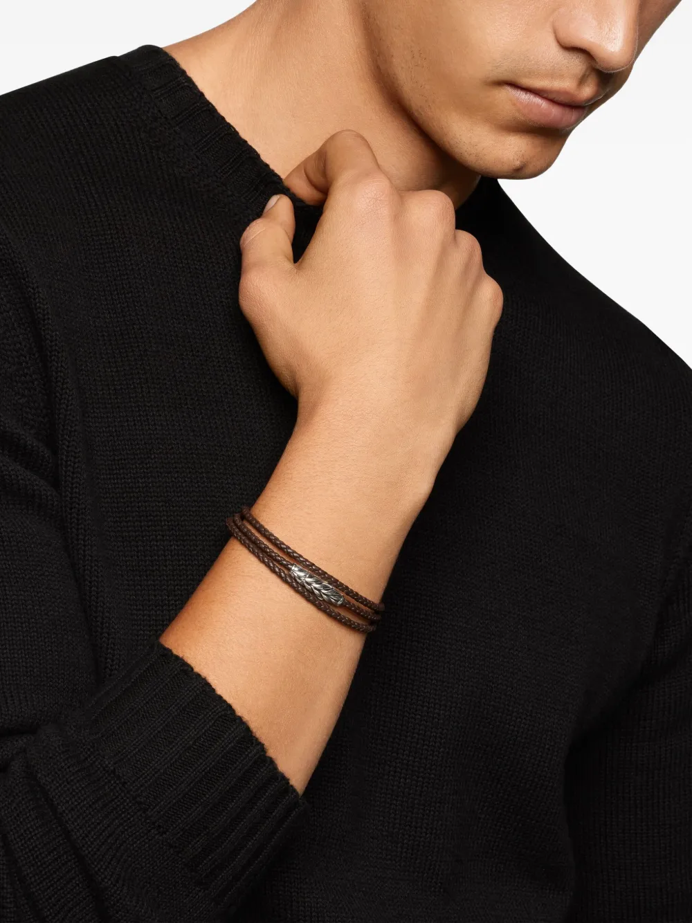 David Yurman pulsera Chevron Triple en plata de ley | Image 2