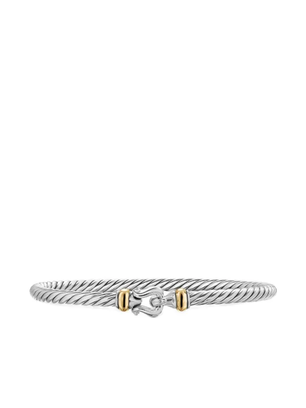David Yurman Sterling Silver Cable Flex Bracelet