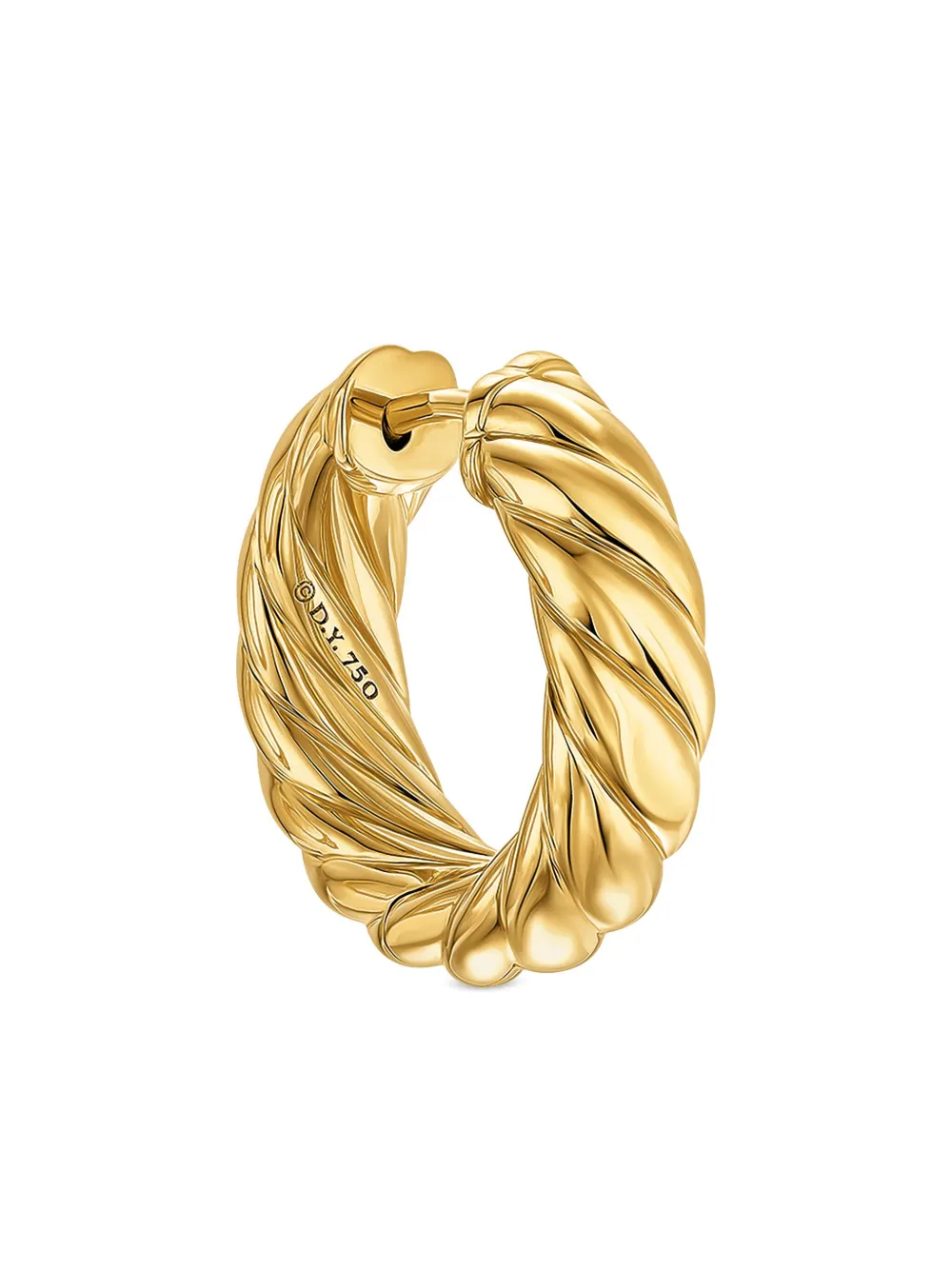 David Yurman 18k Yellow Gold Dy Madison® Earrings In Gold