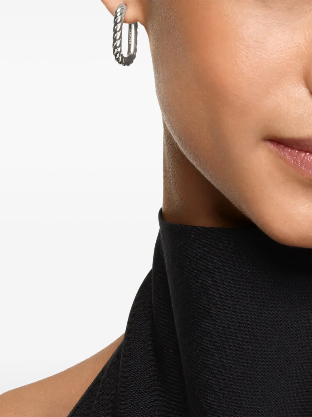 David Yurman sterling silver DY Madison® hoop earrings | Image 2