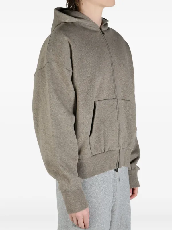 FEAR OF GOD ESSENTIALS zip-up Hoodie | Neutrals | FARFETCH
