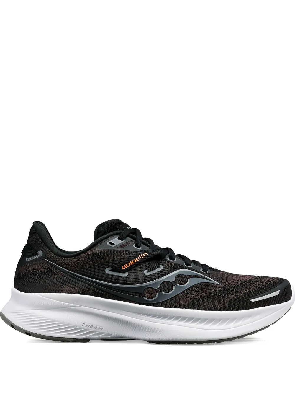 Saucony Guide 16 "Black Orange White" sneakers Brown