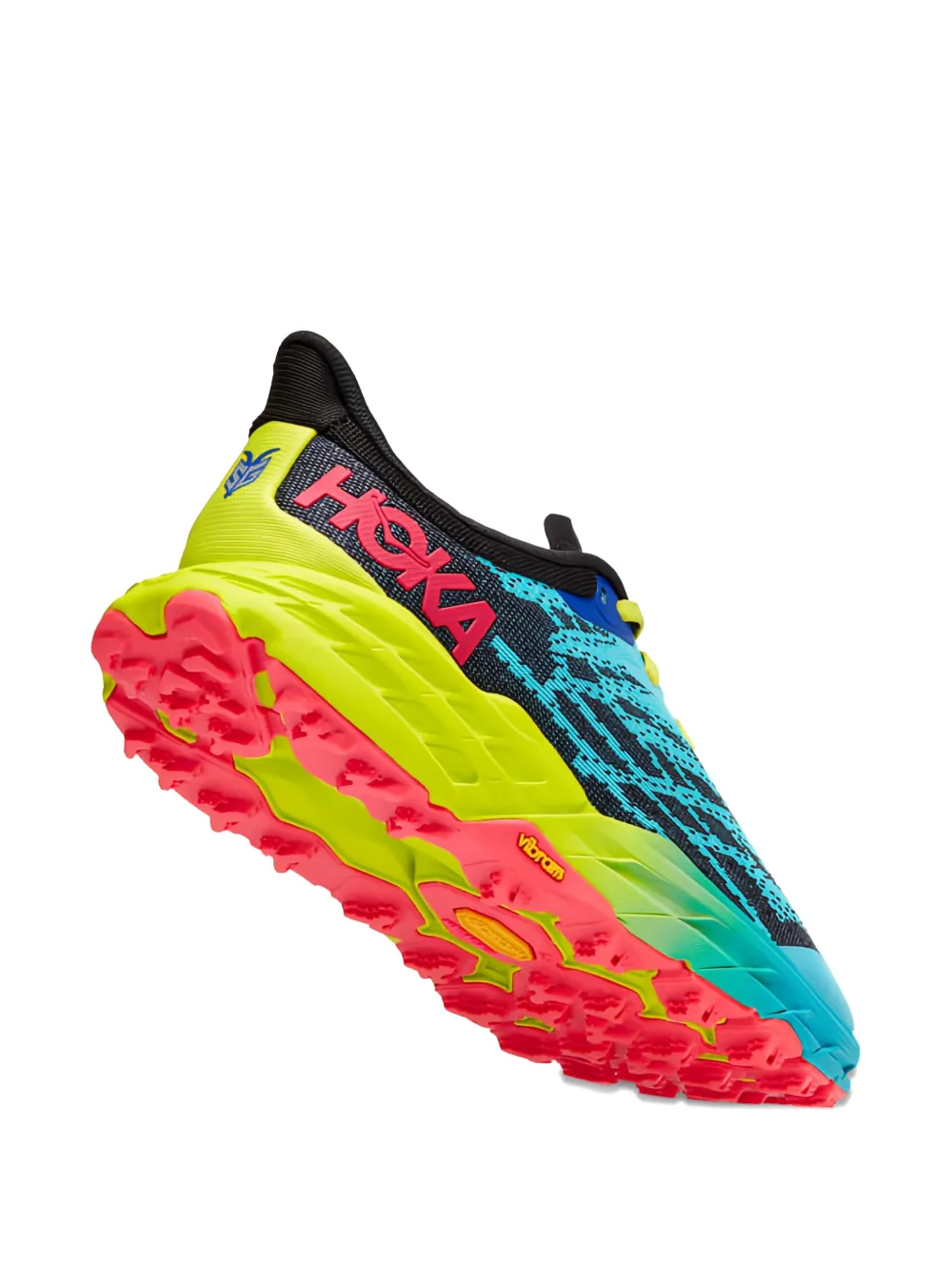 Hoka Speedgoat 5 1123158-sbbk Women's Scuba Blue Black Running Shoes In Blue