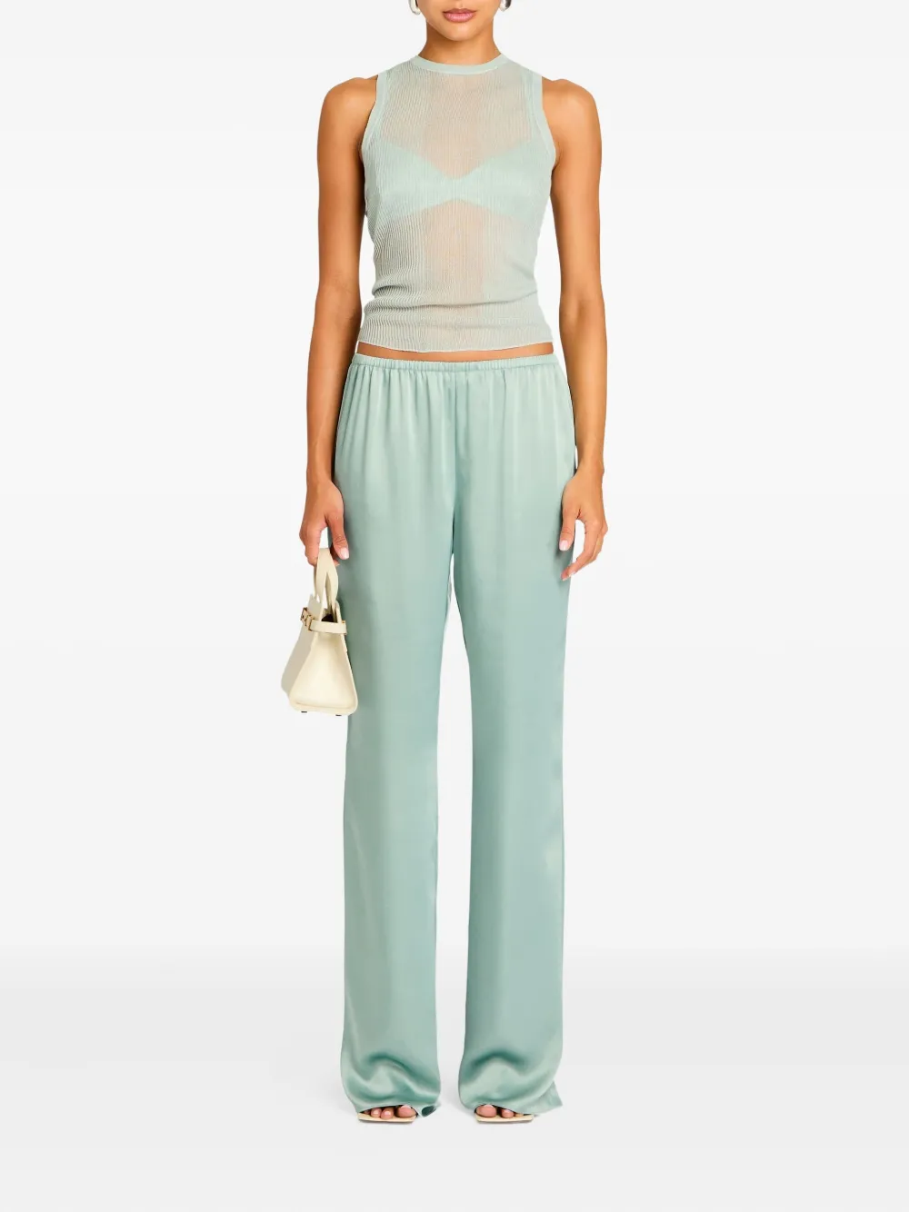 Ser.o.ya Courtney Silk Bralette In Blue