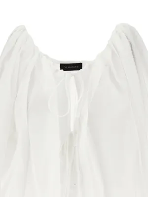 Tシャツ・カットソー THE ANDAMANE WILMA TOP - LONG SLEEVE TOP Off-shoulder long sleeve top white - The Andamane