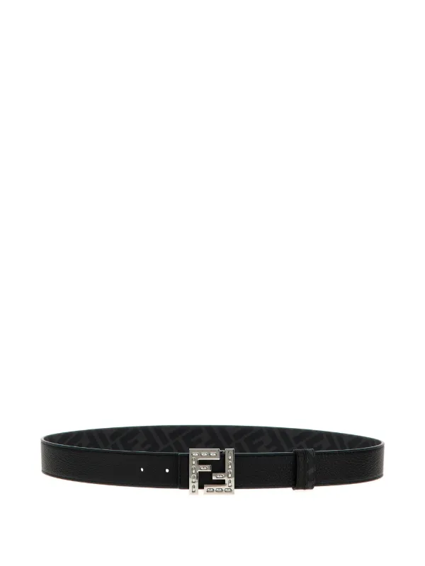FENDI モノグラム リバーシブル ベルト | ブラック | FARFETCH JP