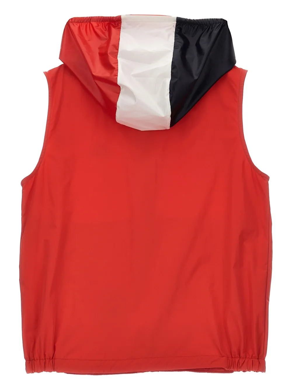 Moncler Enfant Bodywarmer met capuchon Rood