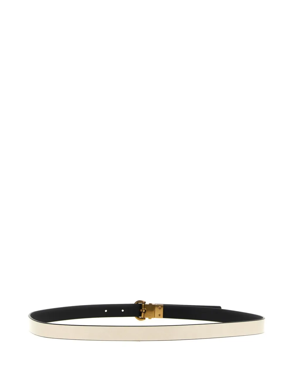 PINKO Omkeerbare leren riem Beige