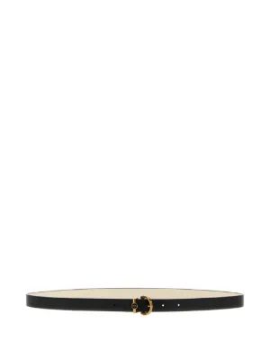 ベルト PINKO FW25 Engraved plaque belt (104038A23S Z99W) PINKO THIN BELT WITH ENGRAVED METAL PLATES 1CM | REVERSIBLE