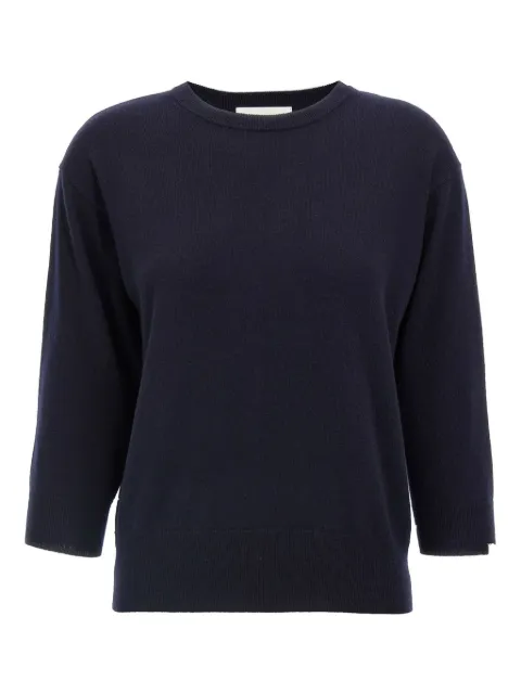 extreme cashmere N.398 three-quarter sleeve sweater