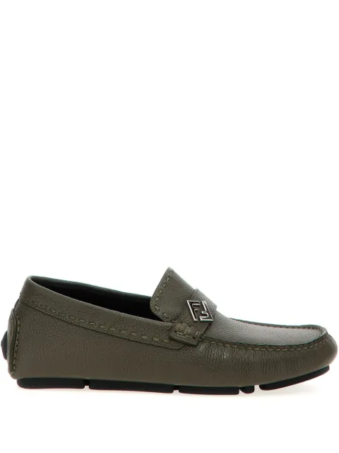 FENDI mocasines FF Square de piel