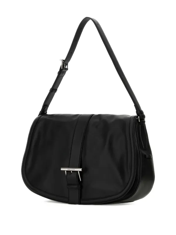Alexander McQueen Large T-bar Messenger Bag | Black | FARFETCH